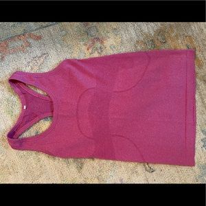 lululemon swiftly tech size 6 pink tank